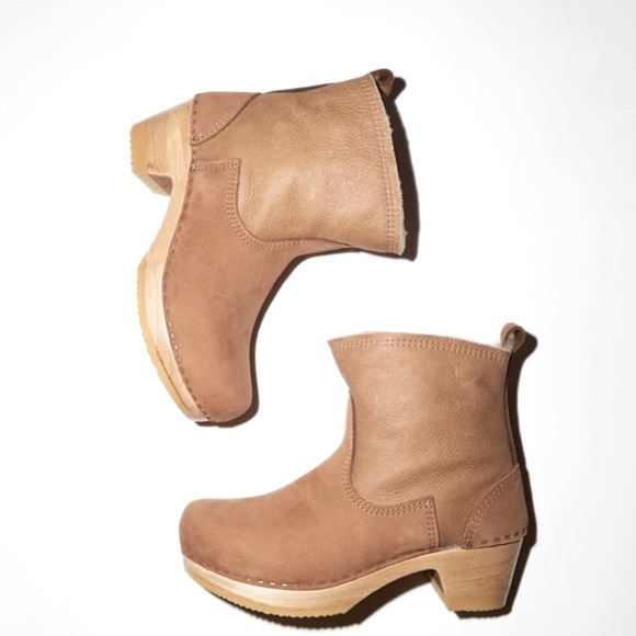 SOLD ✨ No 6. 5” Shearling Lined Clogs in custom color. Gently worn - Picture 1 of 11